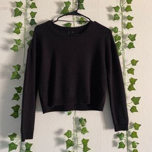 H&M Black Knit Sweater☮️